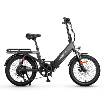 mooncool — POP Folding Electric Bike - Cool Black