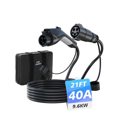 EVDANCE — EVDANCE J1772 EV Extension Cord 32A-50A 21/40 FT - 40A / 21FT