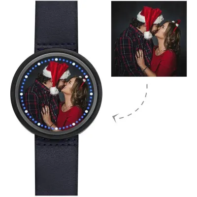 Giftlab — Christmas Gift Photo Watch Gift For Wife - Touch Illuminated LED