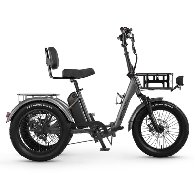 mooncool — TK2 PRO Electric Trike - Slate Gray