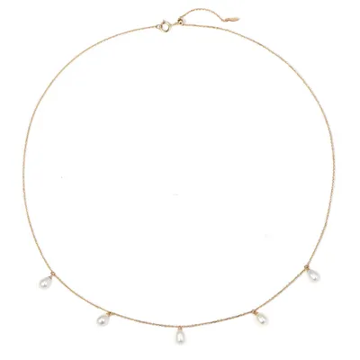 Hey Happiness — Irreplaceable Pearl Necklace 14K Gold - Gold
