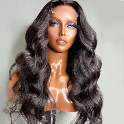 Ashimary Hair — Glueless Body Wave 5x5 Lace Closure Wig HD Lace Human Hair with Pre Plucked Hairline