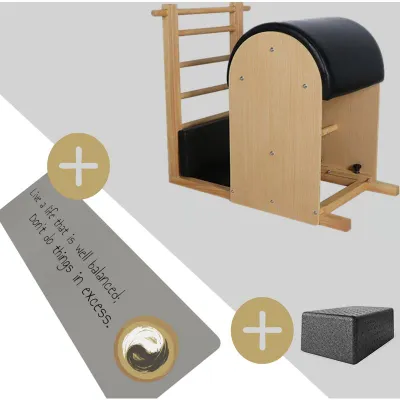 PersonalHour — Pilates Ladder Barrel Bundle with Pilates Mat and Pilates Moon Box