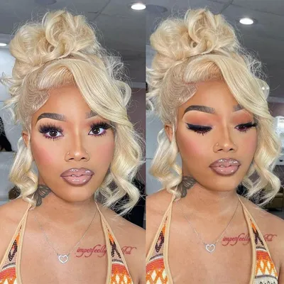 Ashimary Hair — 613 Honey Blonde 360 Full Lace Wig Pre Plucked Straight Hair 360 Full Lace Frontal Wigs With Baby Hair