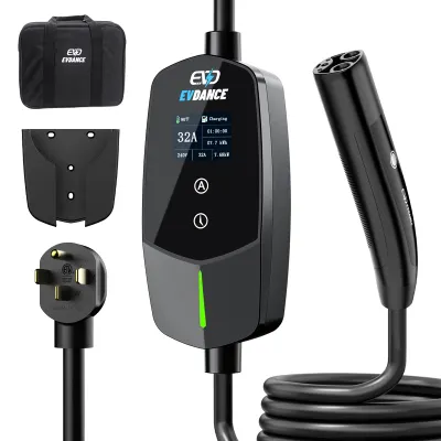 EVDANCE — EVDANCE Level 2 NEMA 14-50 32A Tesla/NACS Portable EV Charger | ETL Certification