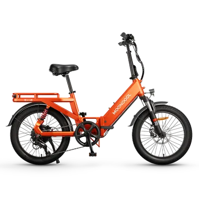 mooncool — POP Folding Electric Bike - Vibrant Orange