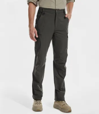 Moosehill — Men's Hiking Pants Lightweight Quick Dry - HikerFlex M047 - Dark Grey / 34 / 30 in