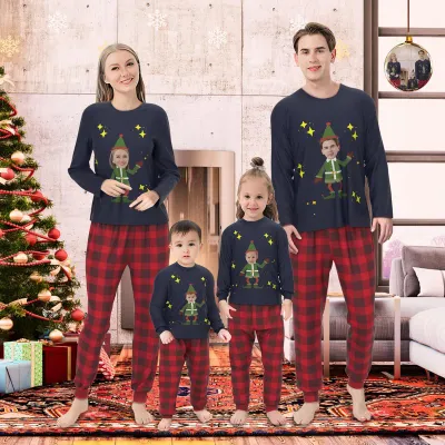 Giftlab — Custom Pj Set Christmas Elf Pajamas Set Gift For Family