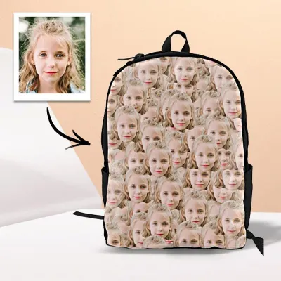 Giftlab — Personalized Backpack With Face First Day Of School Gifts
