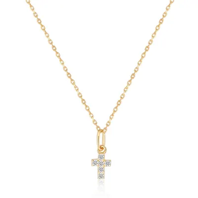 Hey Happiness — Hope Pendant Necklace 14K Gold - Gold / Pendant with Necklace