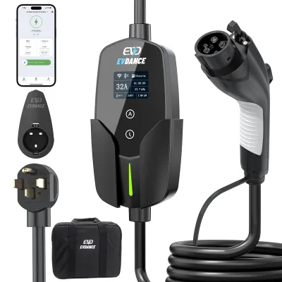 EVDANCE — EVDANCE Level 2 NEMA 14-50 32A J1772 Portable EV Charger | ETL Certification