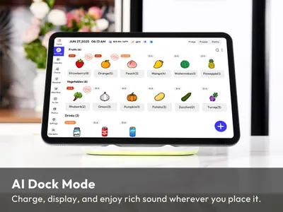 Everblog US — Everblog 13.4" FridgeCal™  AI Fridge Calendar - 13.4" FridgeCal™ + Charging Dock