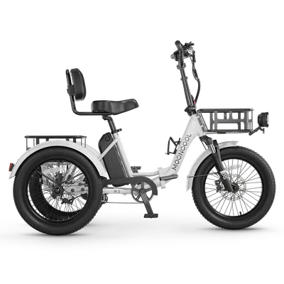 mooncool — TK2 Folding Electric Trike - White