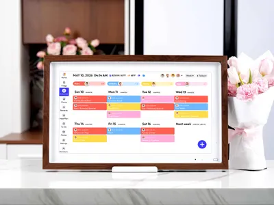 Everblog US — Everblog 21.5" HomeCal™ Calendar - 21.5" HomeCal™+ Walnut Frame